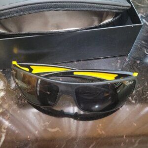 Tag Heuer Ayrton Senna Sunglasses 9202 Racer Limited Edition Black Yellow Rare